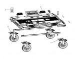 Dewalt DWST08530-1 Type 1 XJ Toughsystem Trolley Dolley Spare Parts